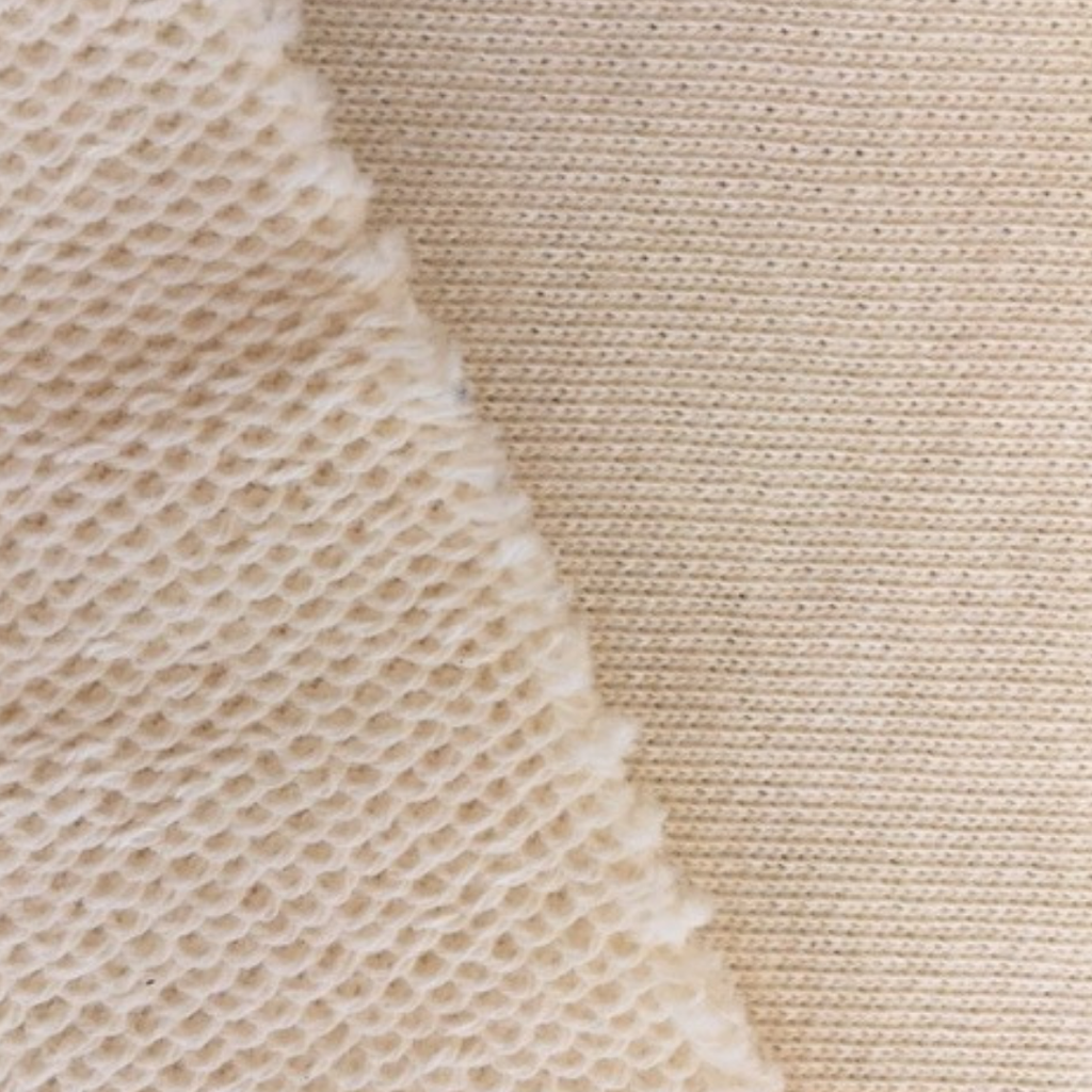 95% Organic Cotton, 5% Elastane French Terry - Bright White (2FT039) –  Manifutura - Your Sustainable Textile Partner